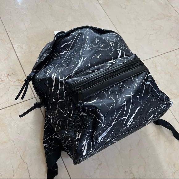 Sol & Selene NWT $100 Black/White Lulu Like Backpack - Picture 2 of 5